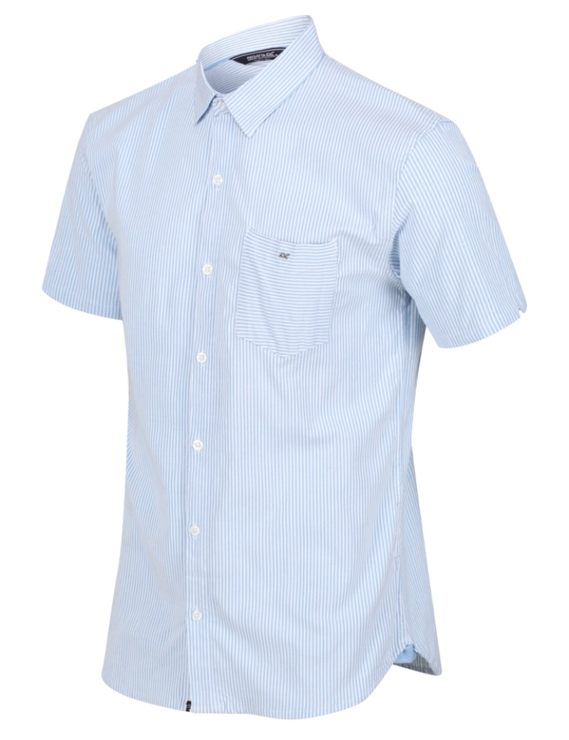 imagem de Regatta Mens Mikel Stripe camisa manga curta3