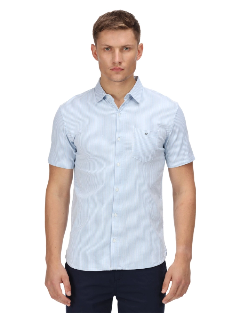 imagem de Regatta Mens Mikel Stripe camisa manga curta5