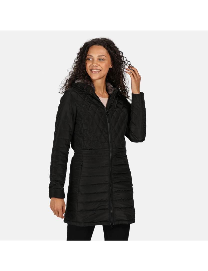 imagem de Regatta Womens/Ladies Parmenia Quilted casaco isolado5