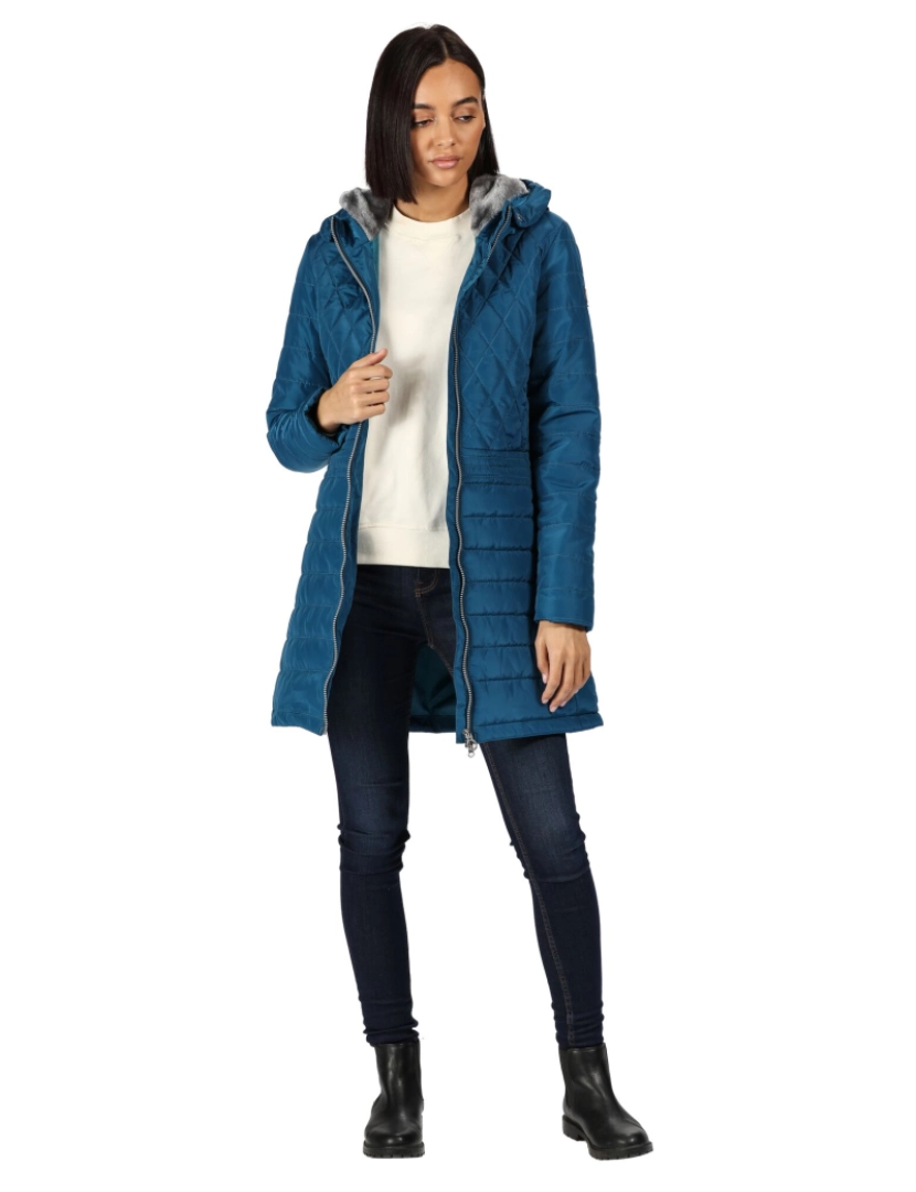 imagem de Regatta Womens/Ladies Parmenia Quilted casaco isolado5