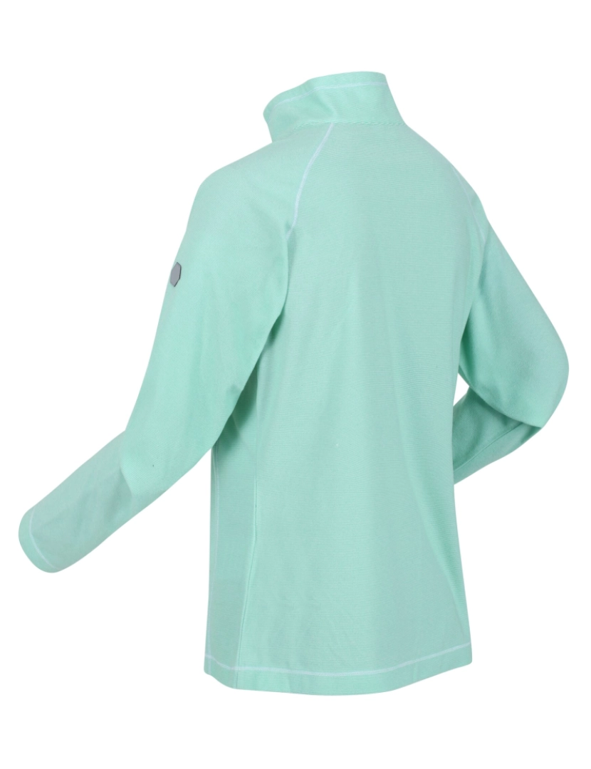 imagem de Regatta Womens/Ladies Montes Micro-Stripe metade Zip velo casaco3