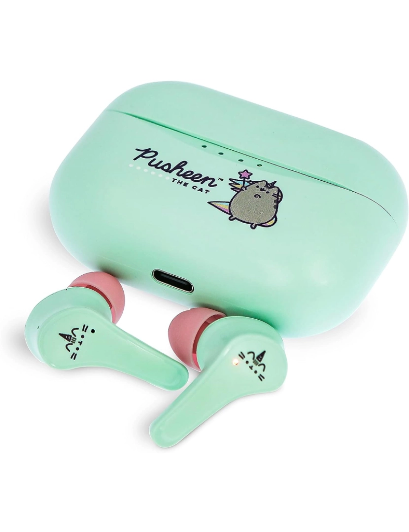 imagem de Pusheen O Gato Sem Fio Earbuds2