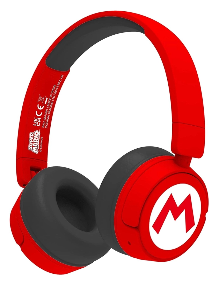 imagem de Super Mario Crianças/Kids Logo Headphones sem fio5