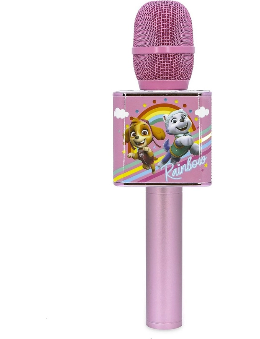 imagem de Paw Patrol Rainbow Karaoke microfone6