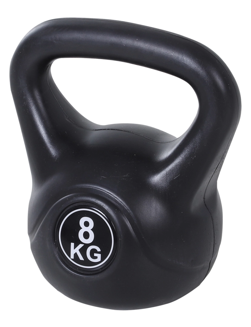 imagem de Kettlebell 8 kg 22x17x24cm cor preto A91-0761