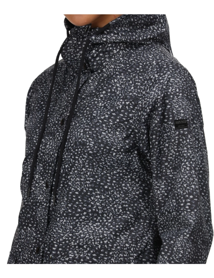 imagem de Regatta Womens/Ladies Bayarma abstrato casaco impermeável leve5