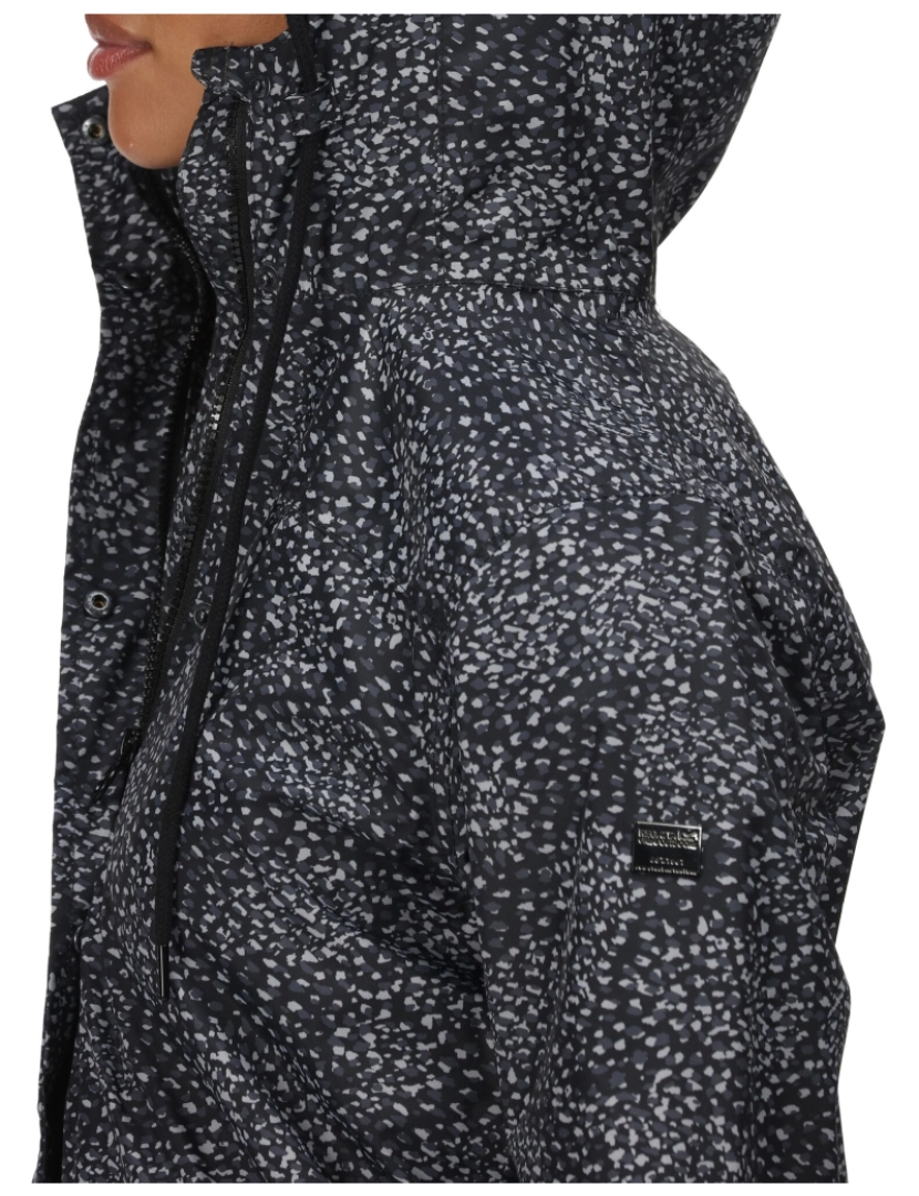 imagem de Regatta Womens/Ladies Bayarma abstrato casaco impermeável leve6