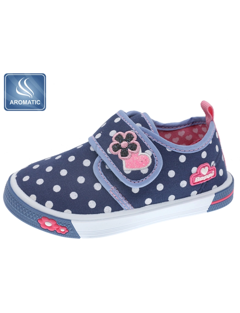 Beppi - Sapato Lona Infantil Azul Marinho