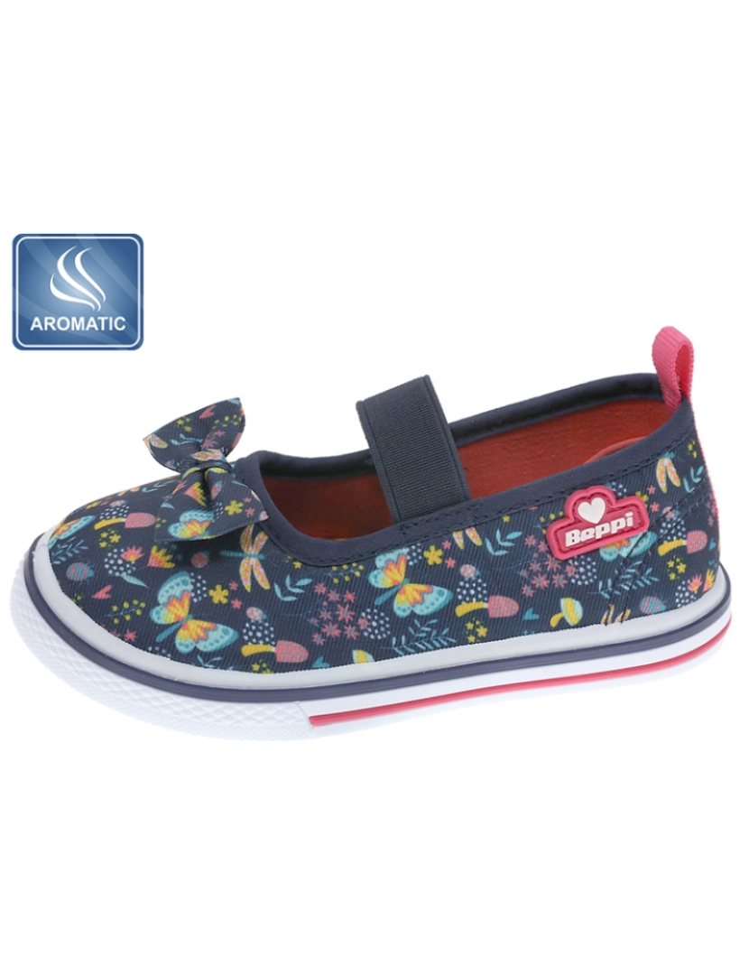 Beppi - Sapato Lona Infantil Azul Marinho