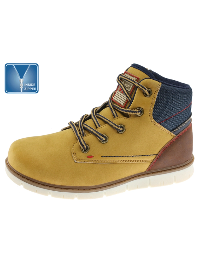 Beppi - Bota Casual de Criança Camel