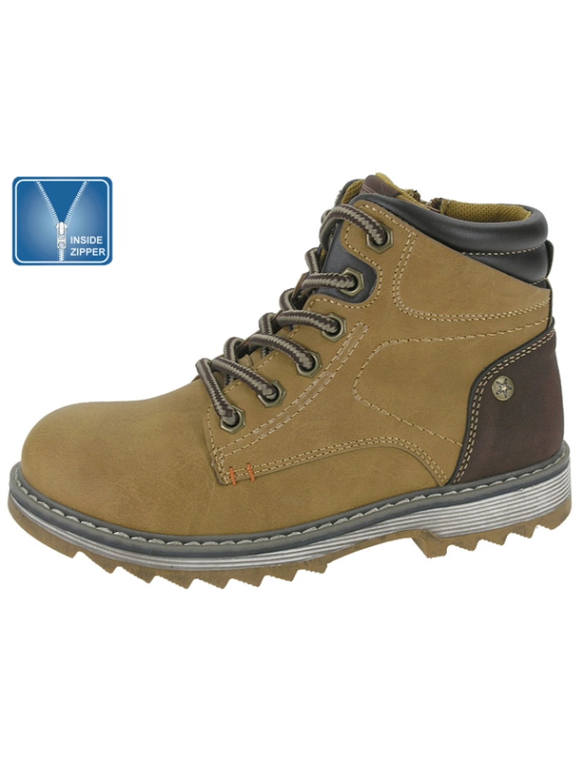 Beppi - Bota Casual de Criança Camel