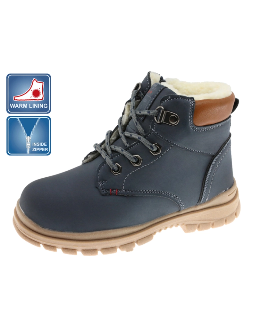 Beppi - Bota Casual de Criança Azul Marinho