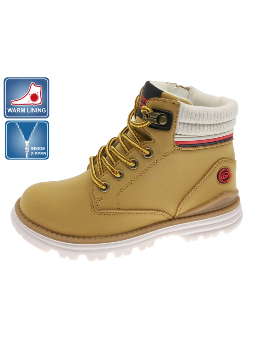 Beppi - Bota Casual de Criança Camel