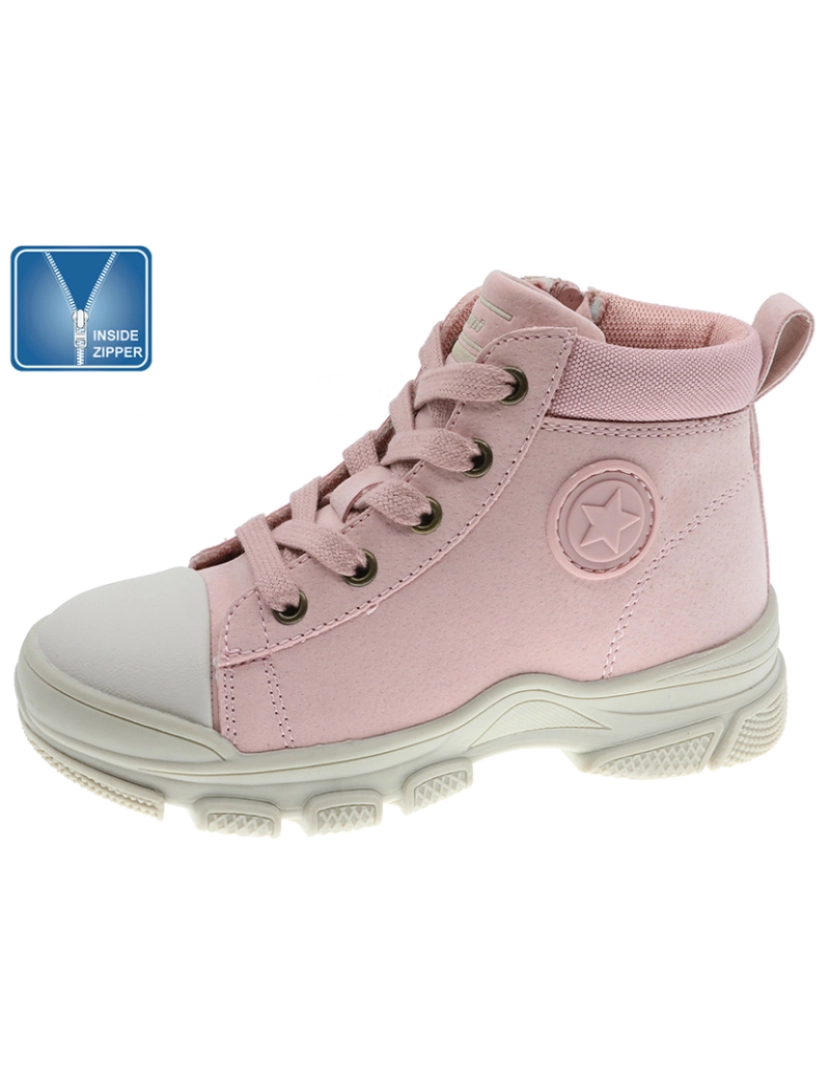 Beppi - Bota Casual de Criança Rosa