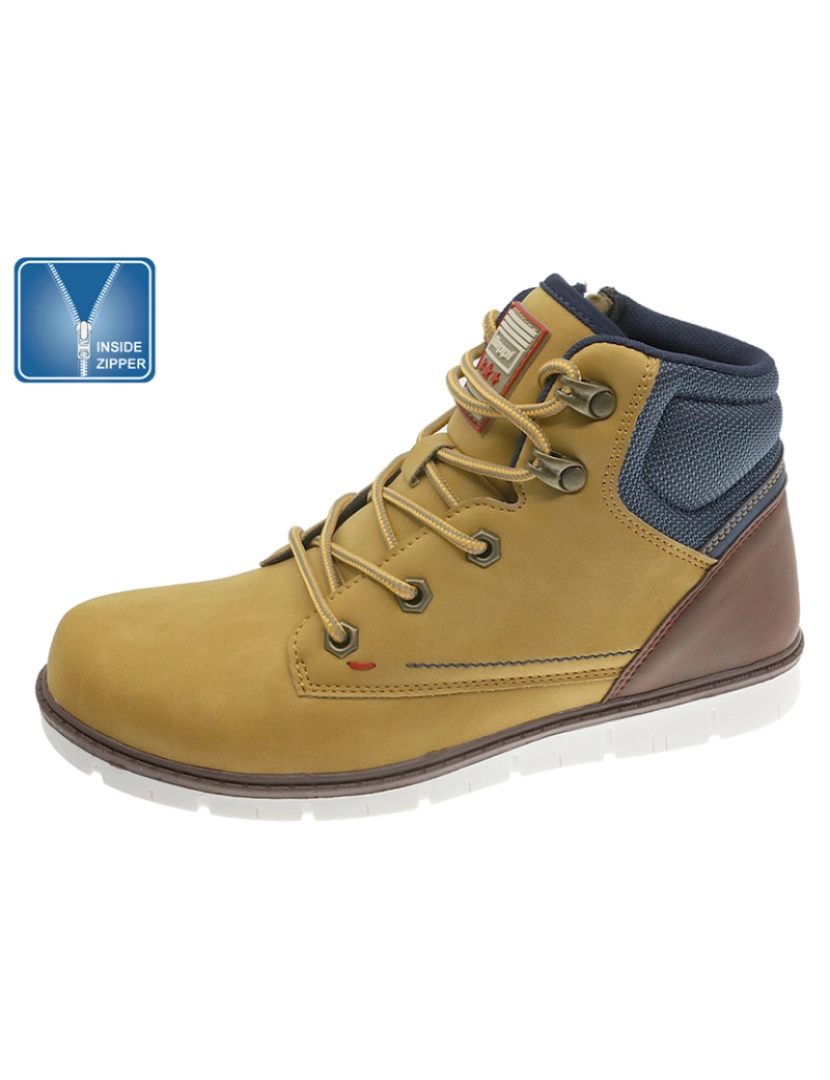 Beppi - Bota Casual de Criança Camel