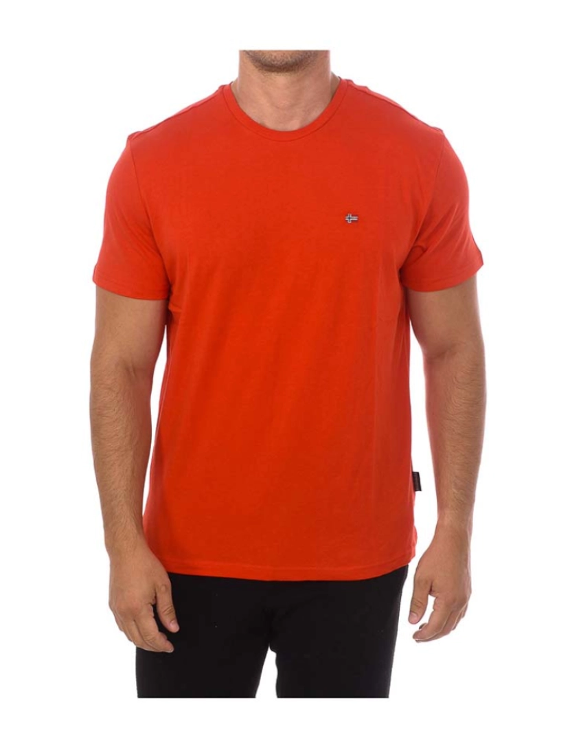 Napapijri - T-Shirt M. Curta Salis C 1 Homem Vermelho