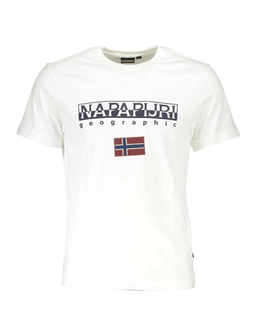 Napapijri - T-Shirt M. Curta S-Ayas Homem Branco