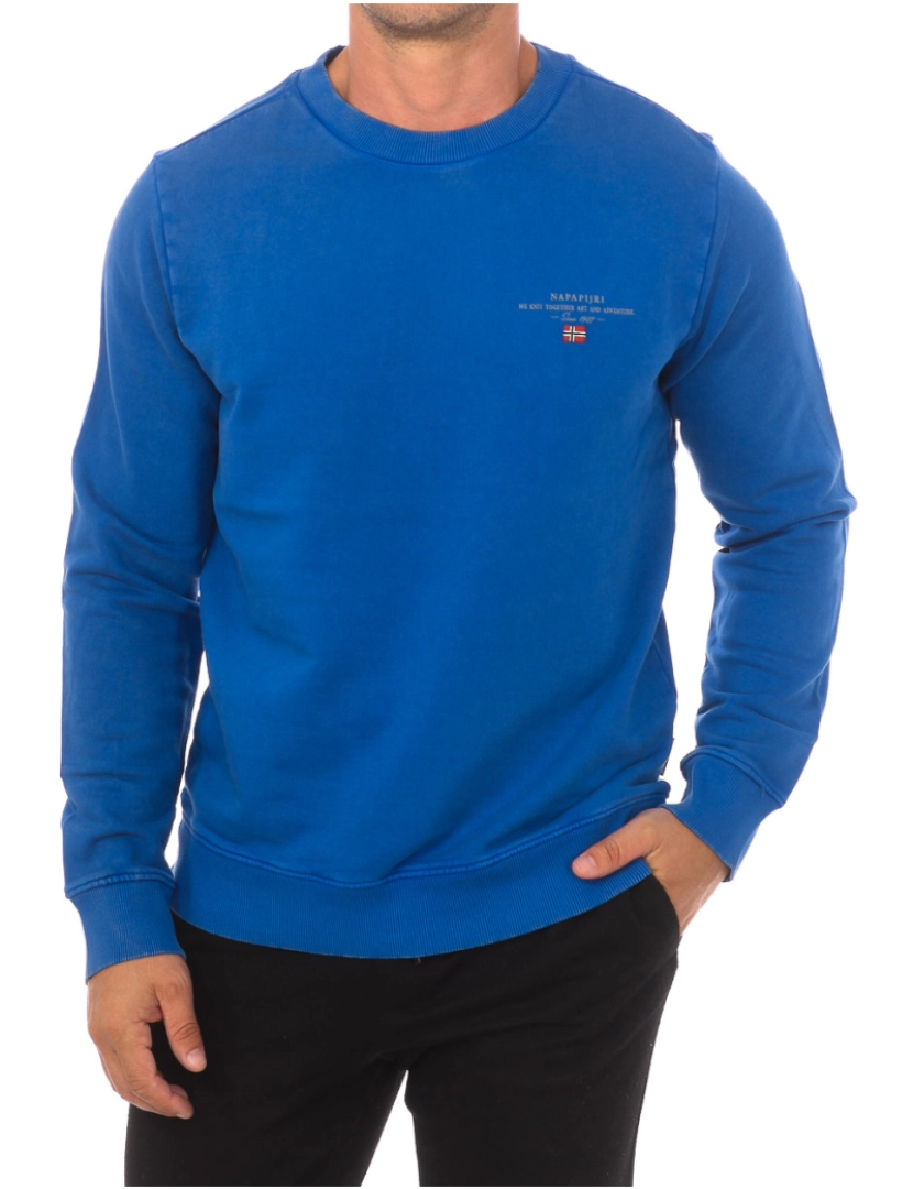 Napapijri - Sweatshirt Belbas C Homem Azul