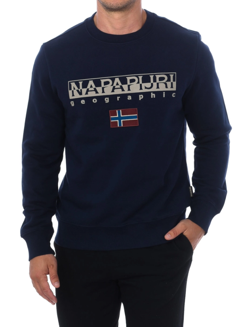 Napapijri - Sweatshirt B-Ayas C1 Homem Azul Marinho