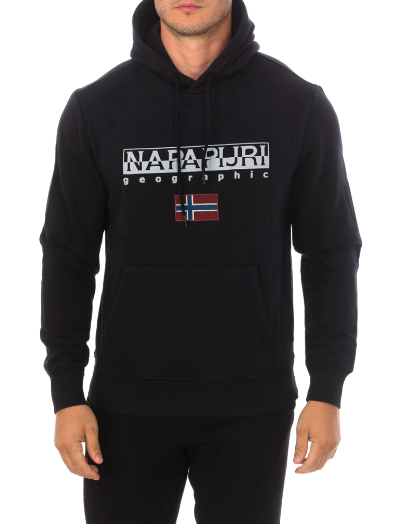 Napapijri - Sweatshirt B-Ayas H1 Homem Preto