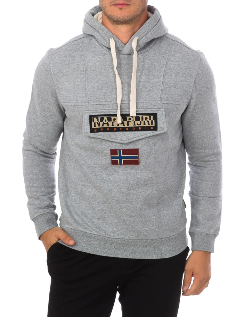 Napapijri - Sweatshirt Burgee Wint 2 Homem Cinza