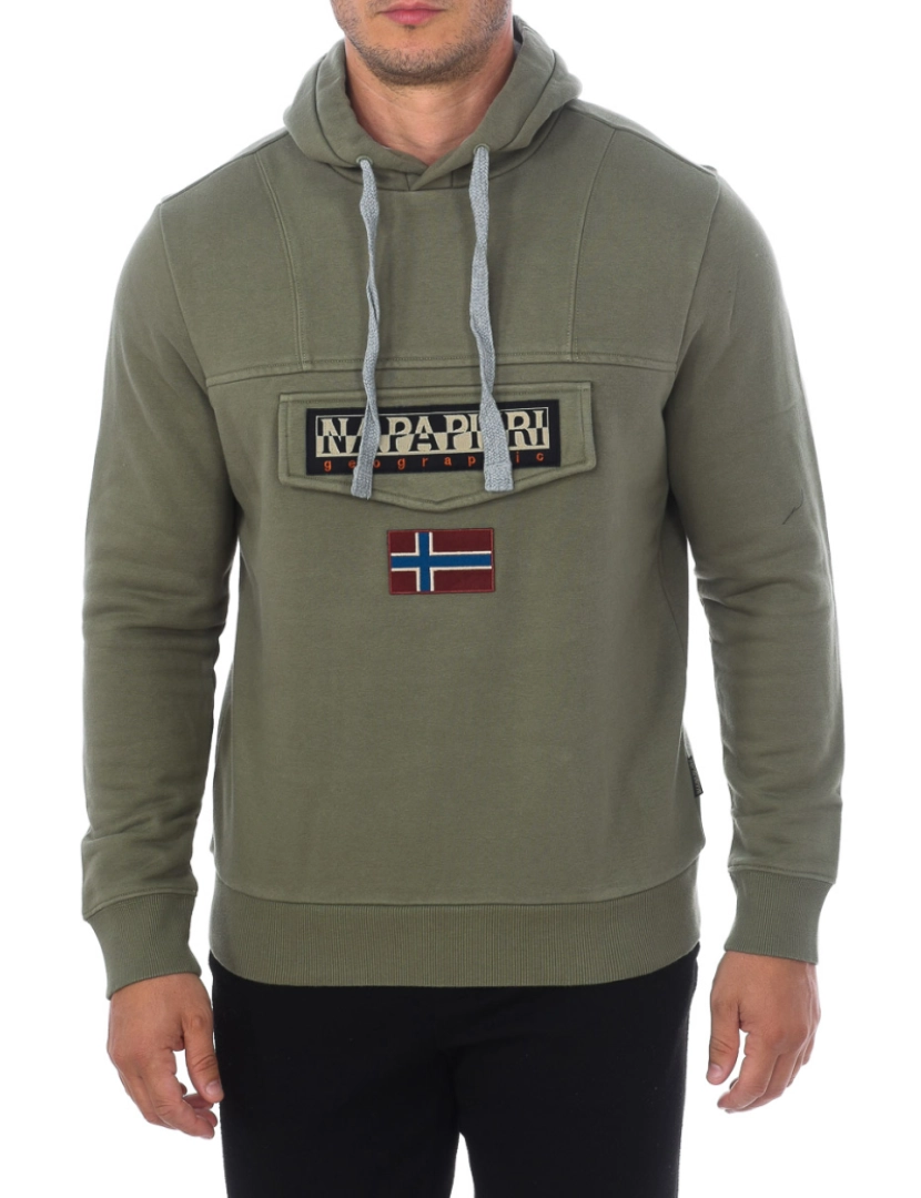 Napapijri - Sweatshirt Burgee Wint 2 Homem Verde