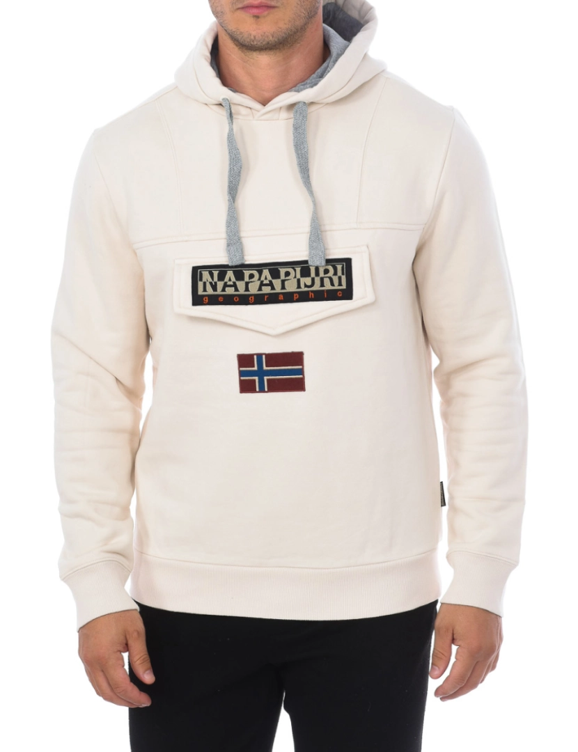 Napapijri - Sweatshirt Burgee Wint 2 Homem Bege