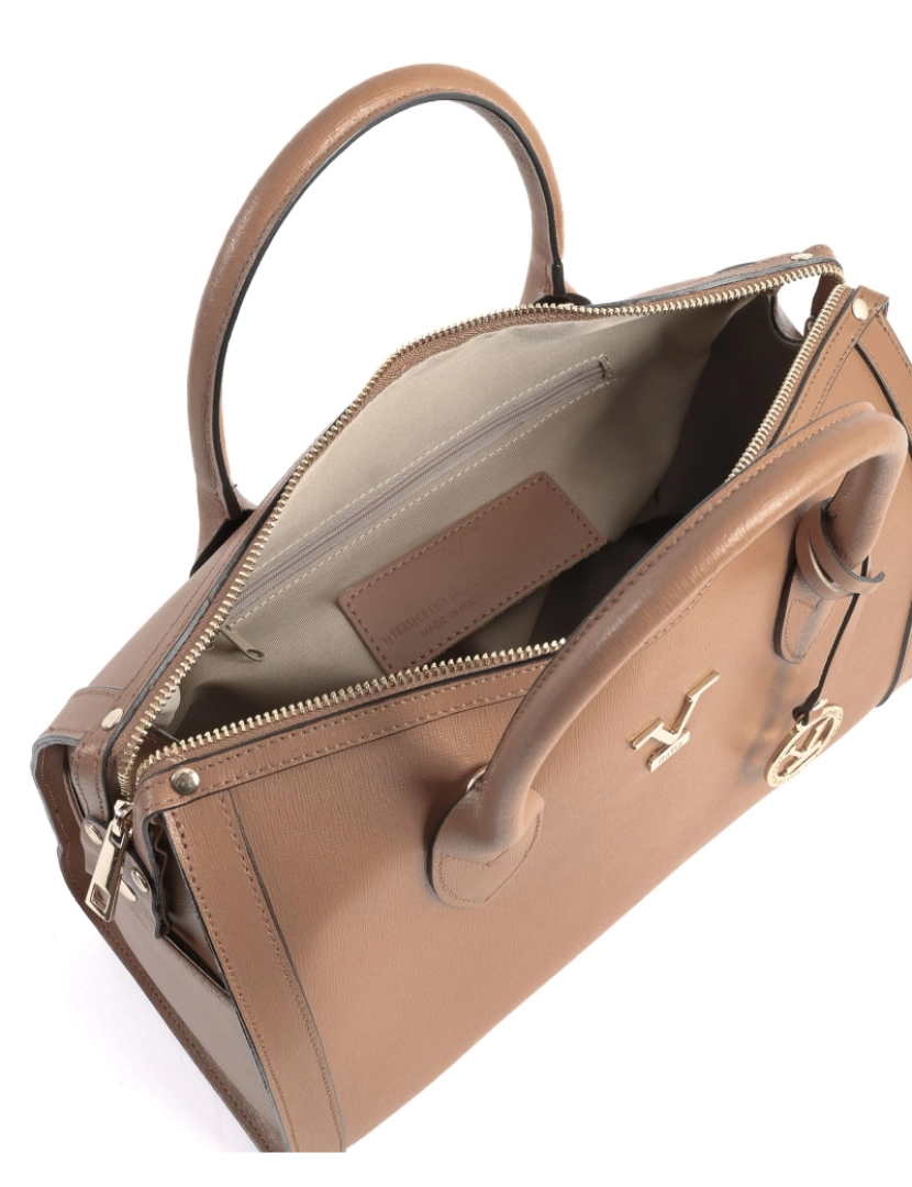 imagem de V Italia Womens Handbag Tan V014-G Saffiano Cuoio Chiaro5