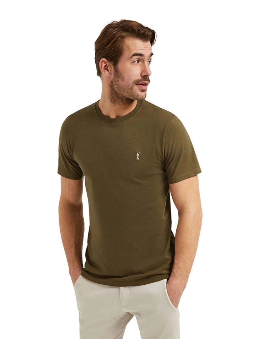 Polo Club - T-Shirt Homem Rigby Go Tshirt B Verde Olive