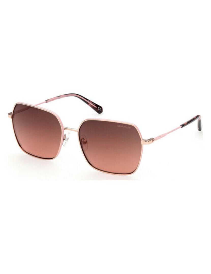 Gant - Óculos de Sol Feminino Rosa Dourado