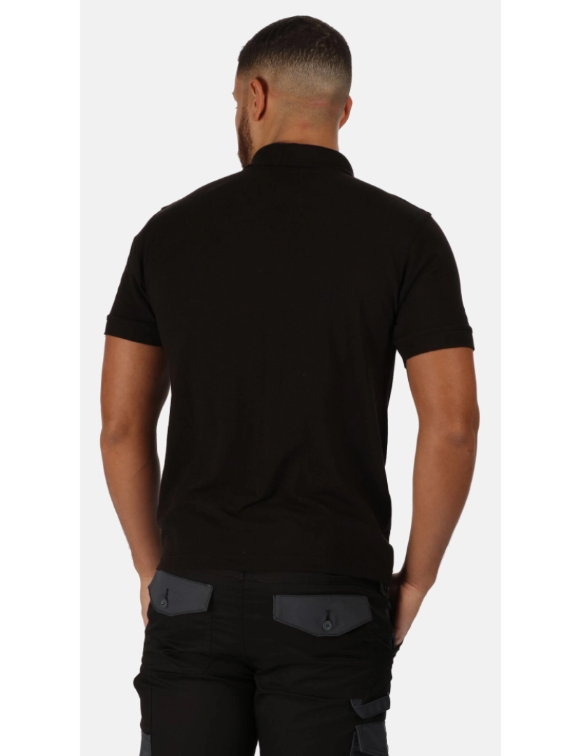 imagem de Regatta Professional Mens clássico 65/35 manga curta Polo camisa3