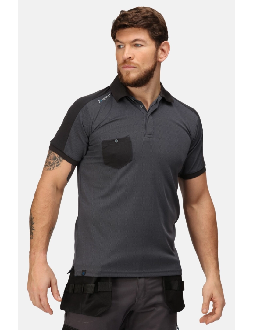 imagem de Regatta Mens Offensive Wicking Polo camisa3