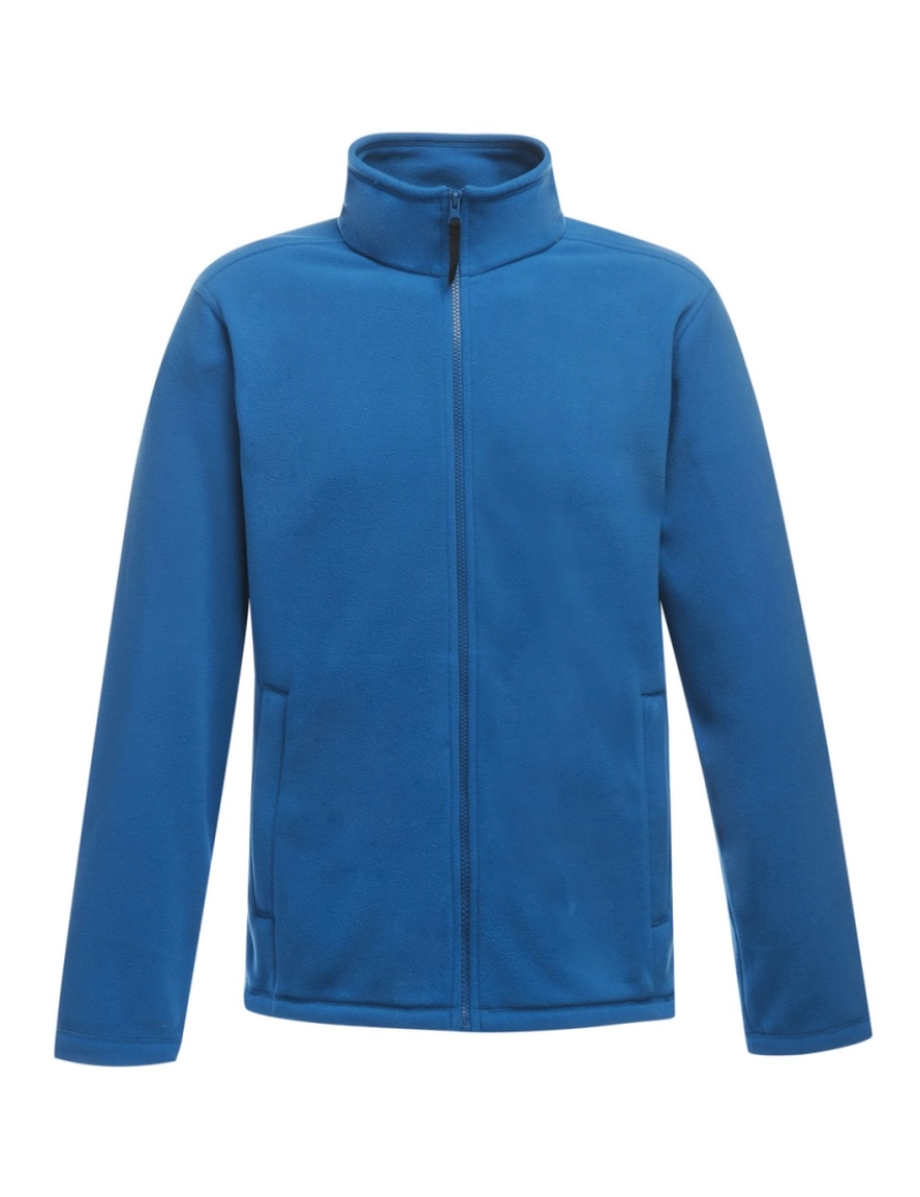 imagem grande de Regatta Mens Plain Micro Fleece Full Zip Jacket (Layer Lite)1