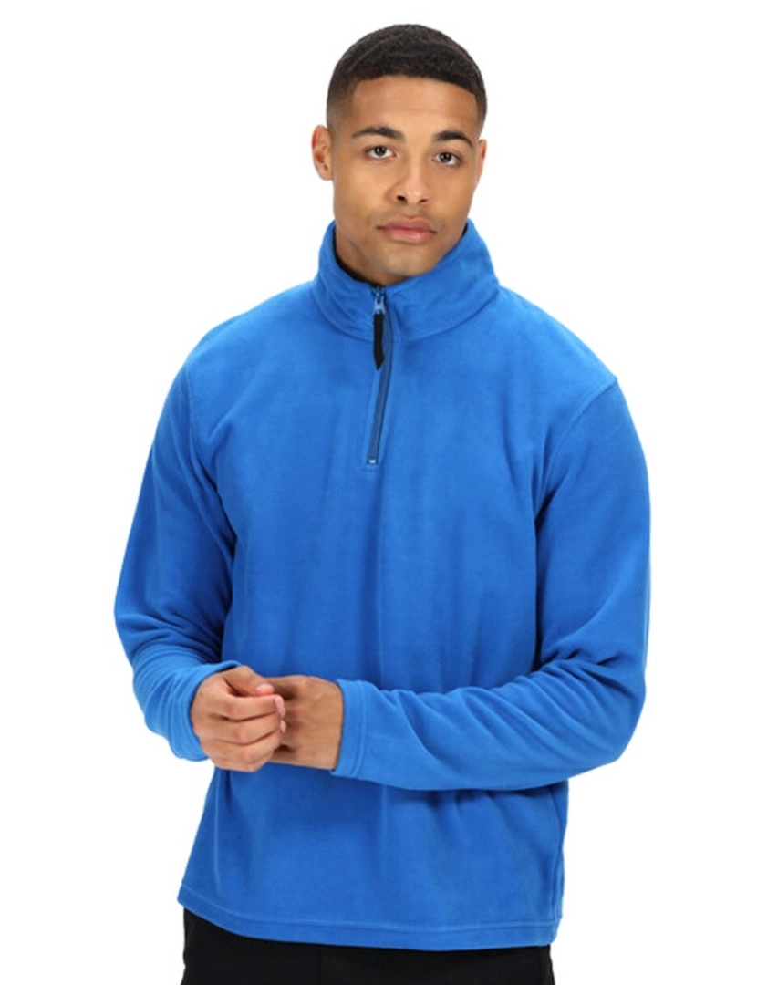imagem de Regatta Mens Micro Zip pescoço velo superior2