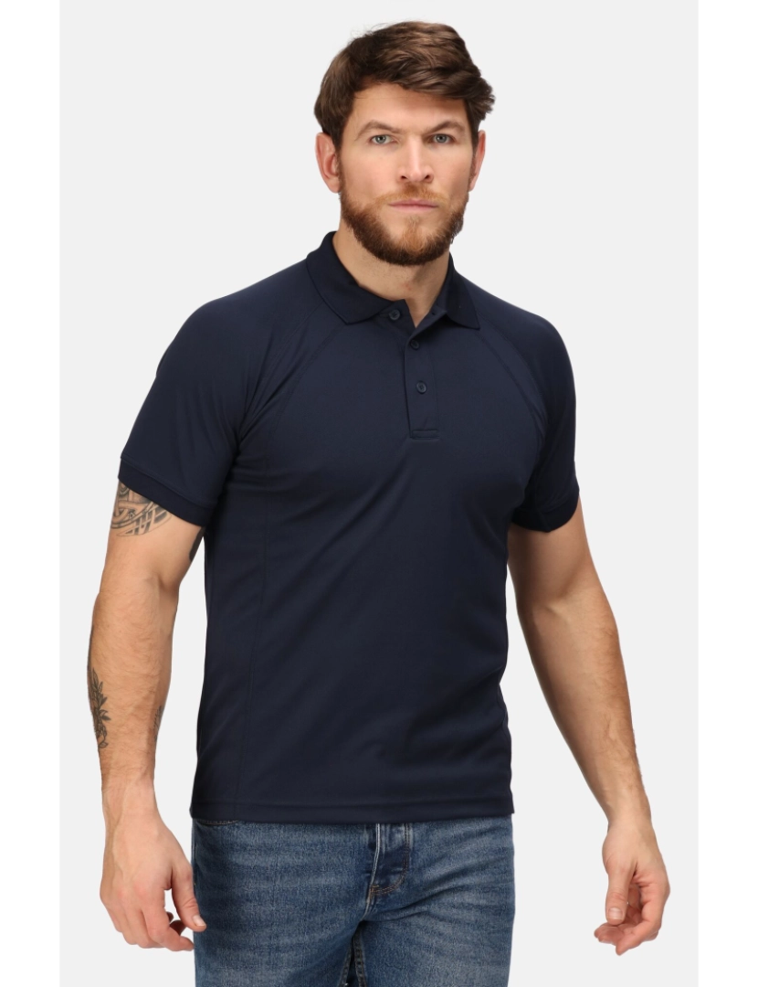 imagem de Regatta Professional Mens Coolweave manga curta Polo camisa3