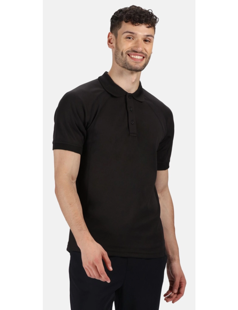 imagem de Regatta Professional Mens Coolweave manga curta Polo camisa4