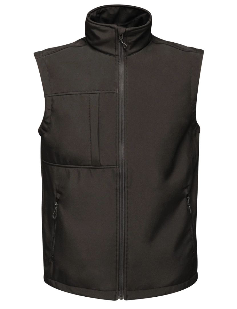 imagem de Regatta Mens Octagon 3 camada impresso Softshell Bodywarmer1
