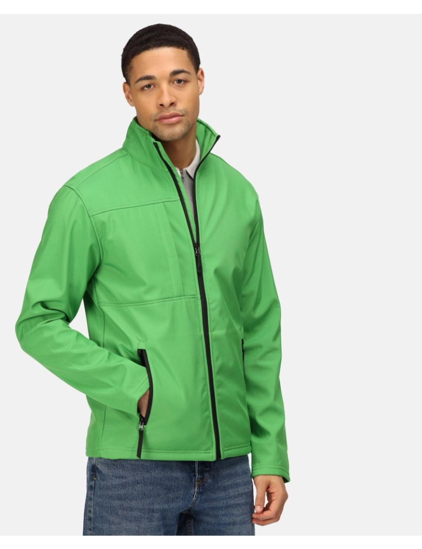 imagem de Regatta Professional Mens Octagon Ii impermeável Jaqueta de Softshell2