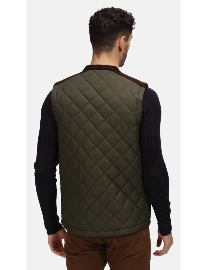 imagem de Regatta Mens Moreton Quilted Body Warmer6