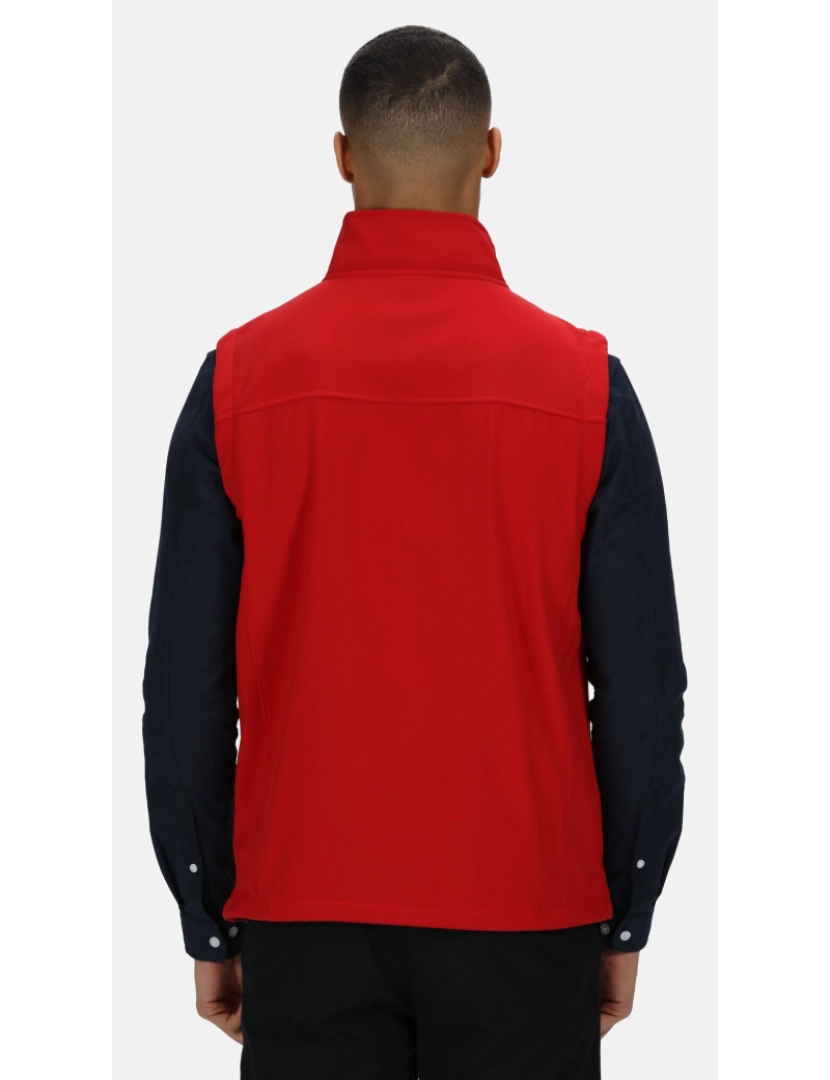 imagem de Regatta Mens Flux Softshell Bodywarmer / mangas Jacket Repelente de água e resistente ao vento4