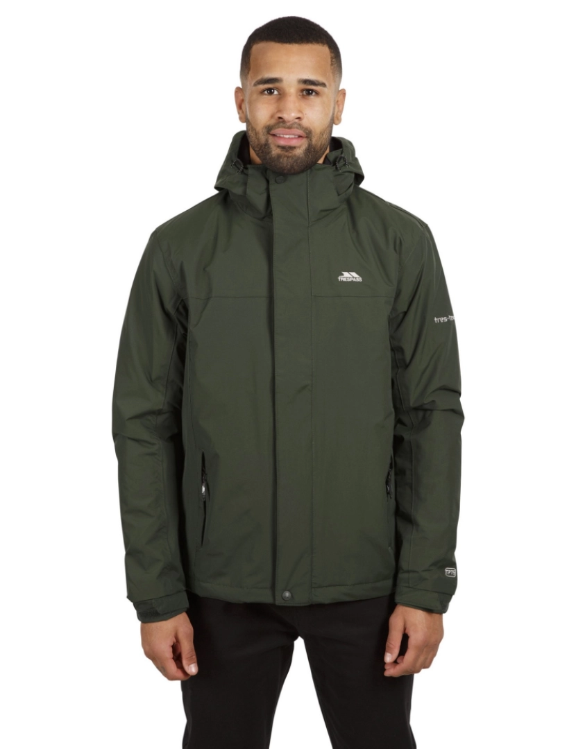 imagem de Trespass Mens Donelly impermeável casaco acolchoado4