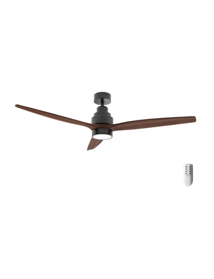 Cecotec - Ventoinha de teto EnergySilence Aero 5300 Black&Wood Design Cecotec