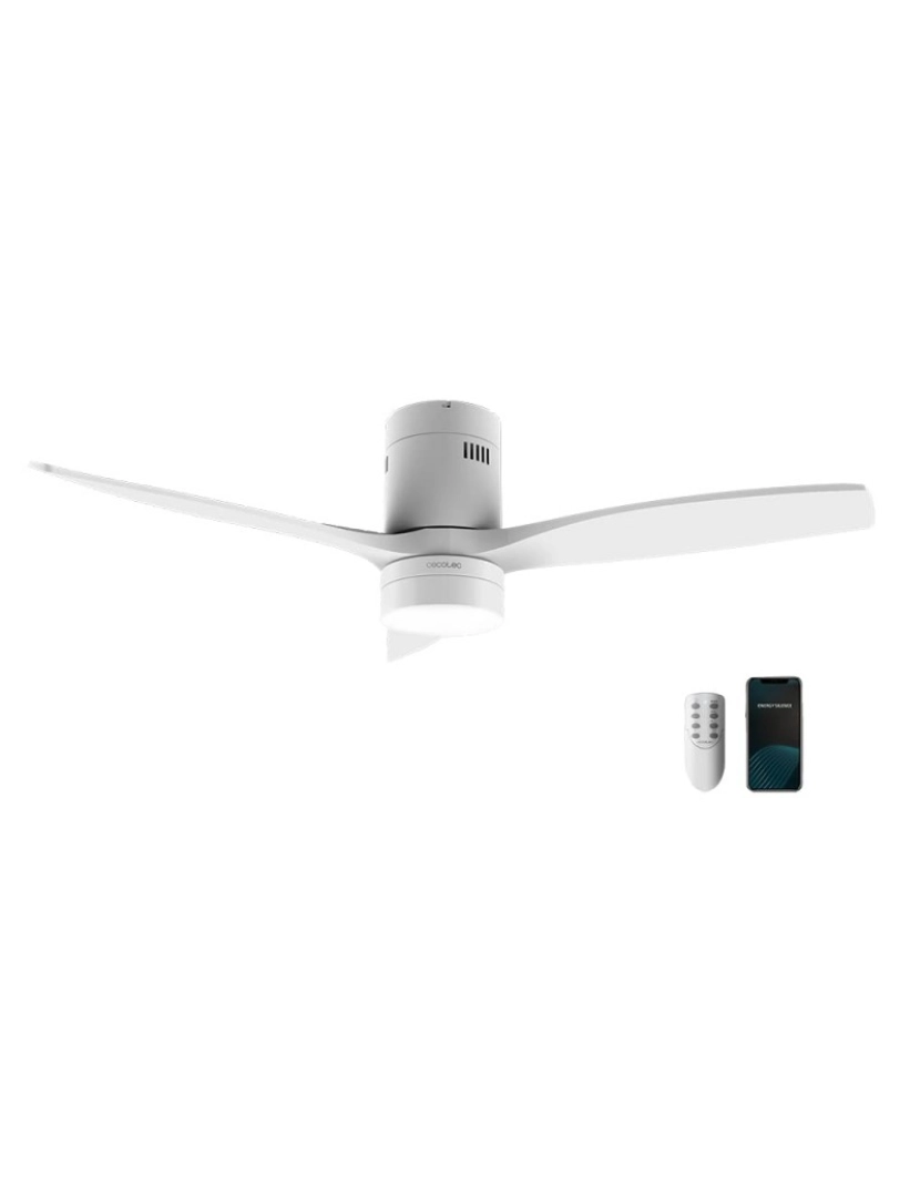 Cecotec - Ventoinha de teto EnergySilence 5600 White Aqua Connected Cecotec