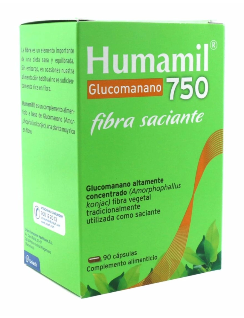 BB - Cápsulas Humamil 90 Unidades Fibra vegetal