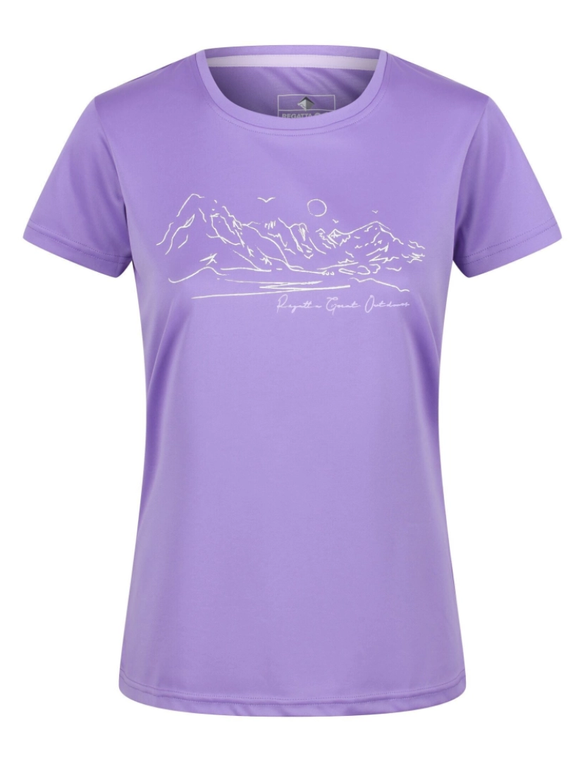 imagem de Regatta Womens/Ladies Fingal Vi Mountain T-shirt1