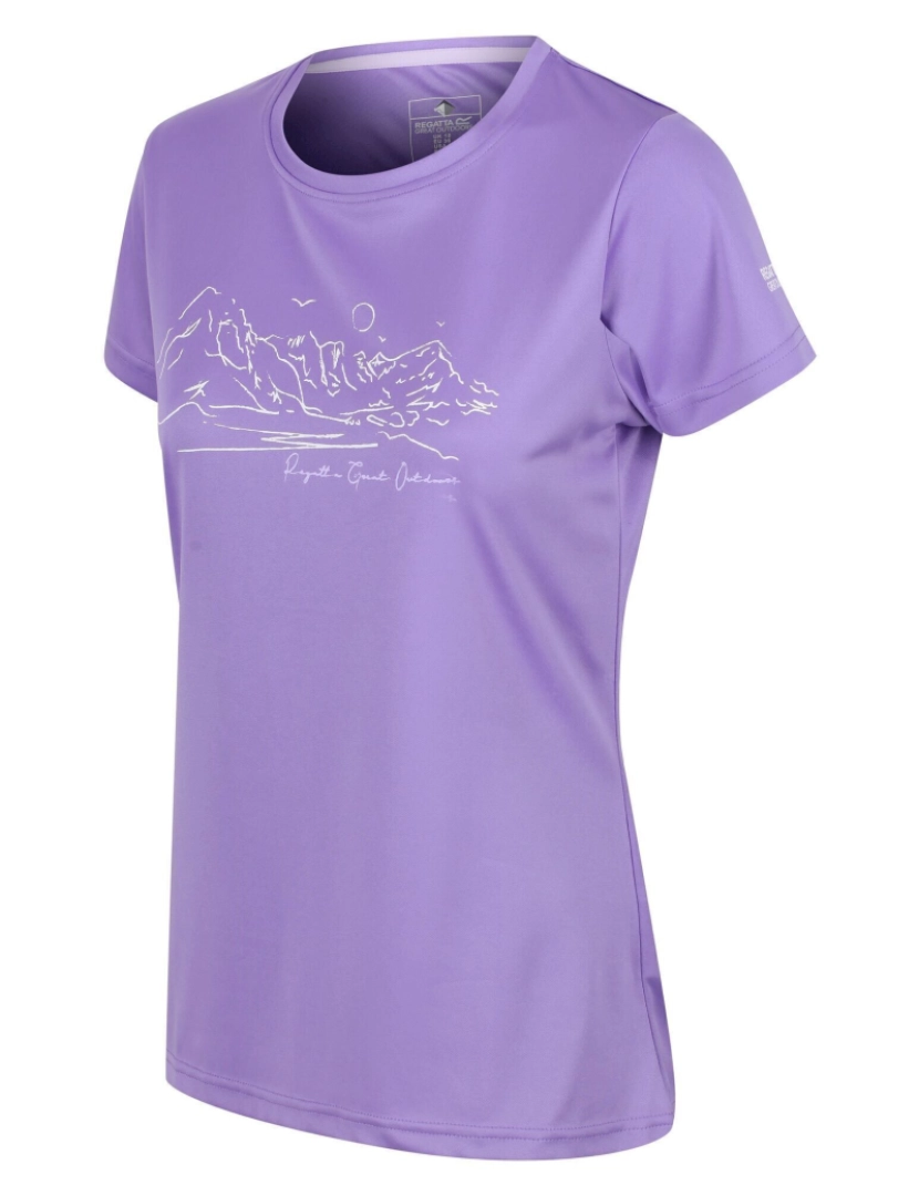 imagem de Regatta Womens/Ladies Fingal Vi Mountain T-shirt4