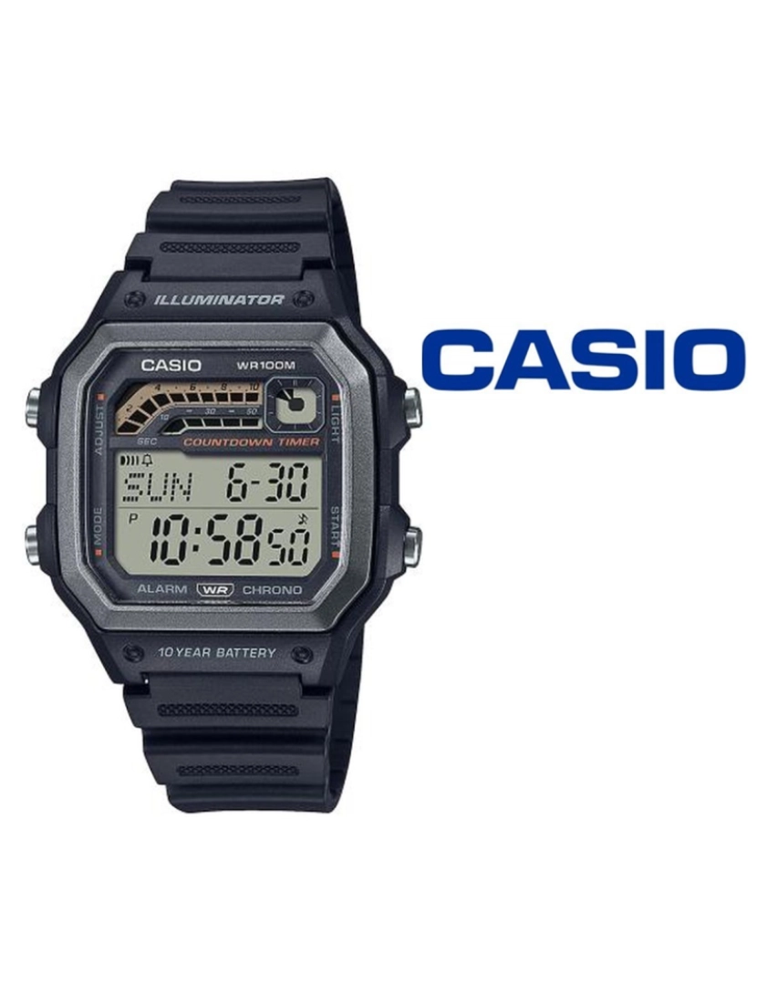 Casio - Relógio Casio WS1600H-1AVEF