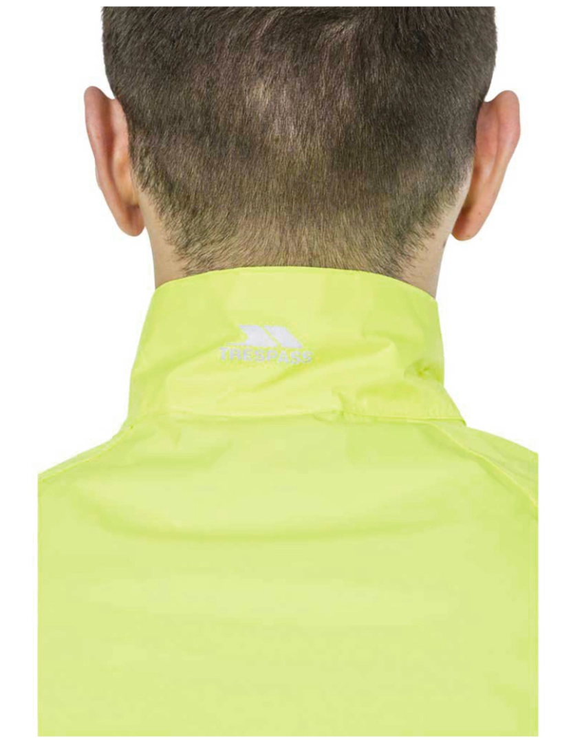 imagem de Trespass Mens Retract Hi-Vis Packaway casaco impermeável.4