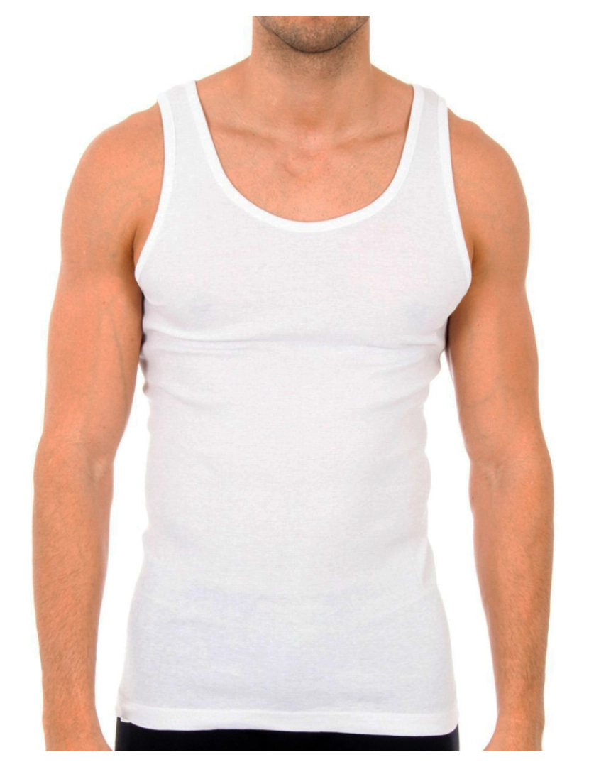 Abanderado - T-Shirt Cava Homem Branco