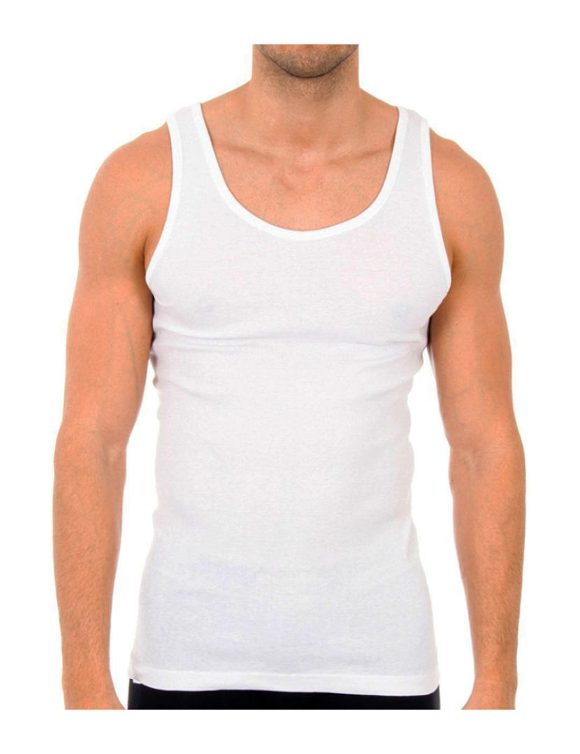 Abanderado - T-Shirt Cava Homem Branco